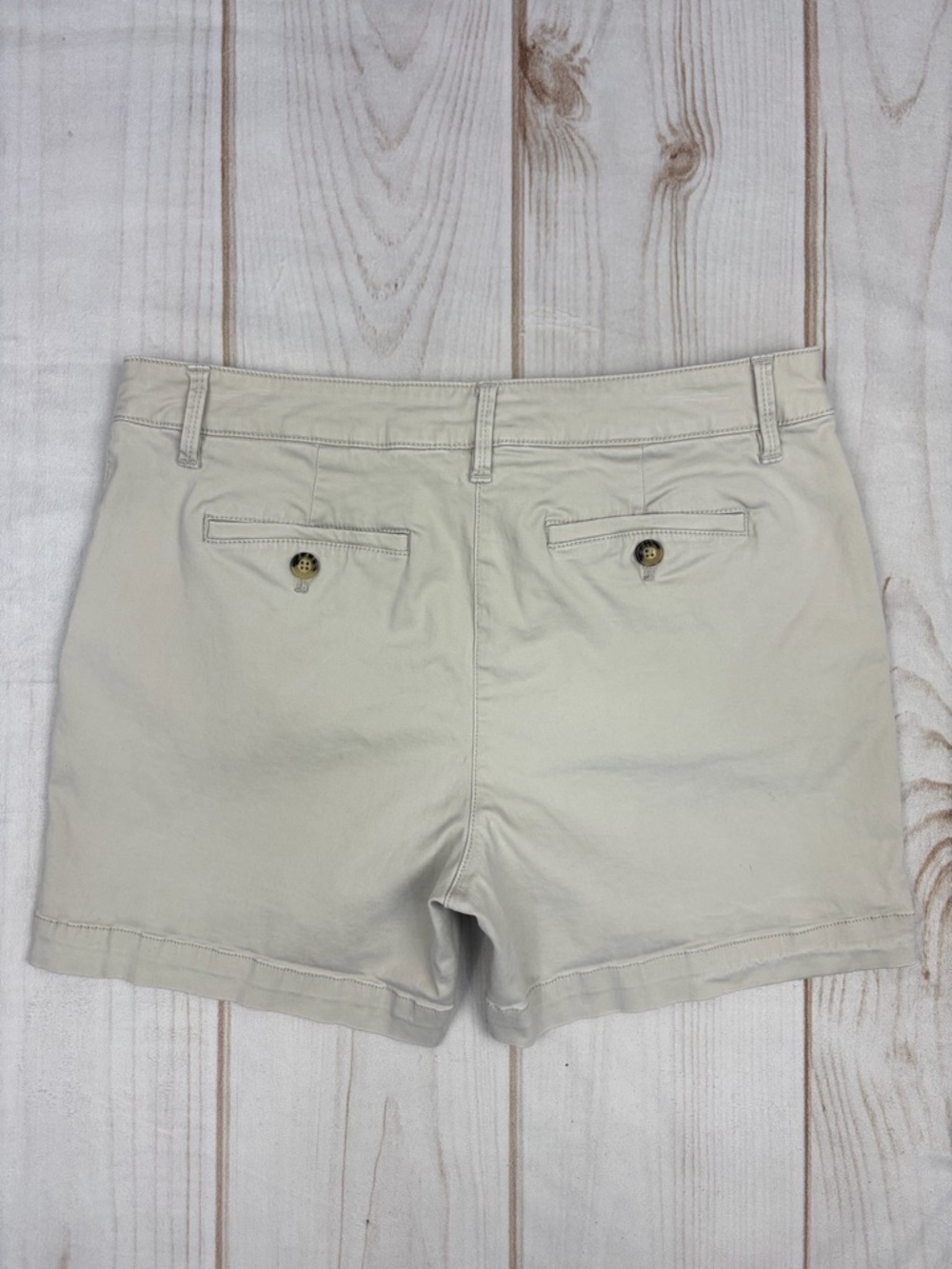 Tommy Bahama Boracay Chino 5” Shorts Khaki Sand Sz 8 - Picture 14 of 15